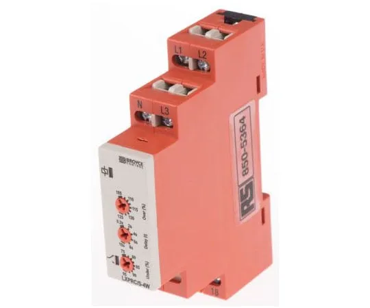 63-8042-23　Broyce Control L-Series Phase, Voltage Monitoring Relay With SPDT Contacts, 230 V ac　LXPRC/S-4W 230V (400V)