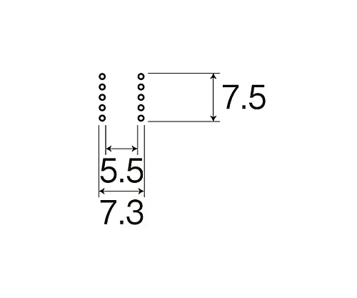 61-0484-61　［Discontinued］Replacement Nozzle HS-642, for Hot Air SMD Removing Machine　HS-642