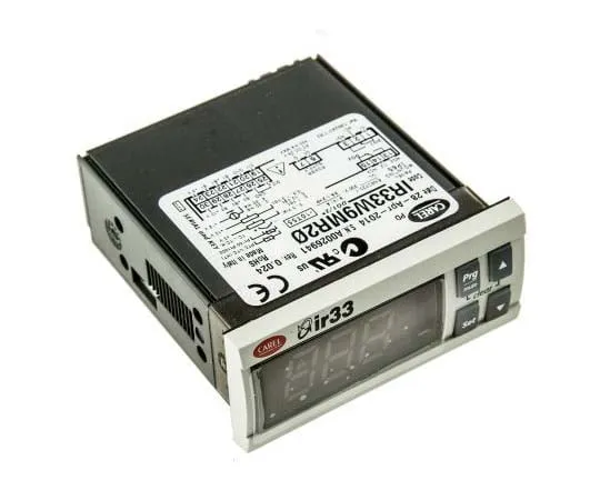 63-7795-18　Carel IR33 Panel Mount PID Temperature Controller, 76.2 x 34.2mm, 2 Output Relay, 24 V ac/dc, 115 → 230 V ac, 12　IR33W9MR20