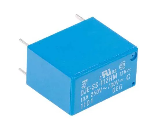 63-7756-18　TE ConnectivityOJ/OJE SPNO Non-Latching Relay PCB Mount, 12V dc Coil, 10A　OJE-SS-112HM,000