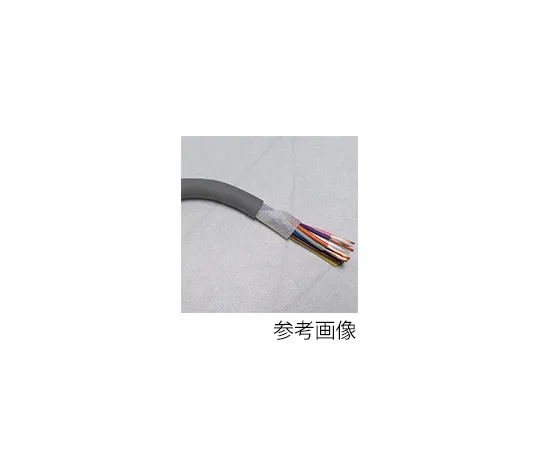 62-0492-66　［Discontinued］Vinyl Cabtyre Cable (VCTF-12) (1.25Sq Outer Diameter 8.5mm) 1m　VCTF-124C-1.25SQ