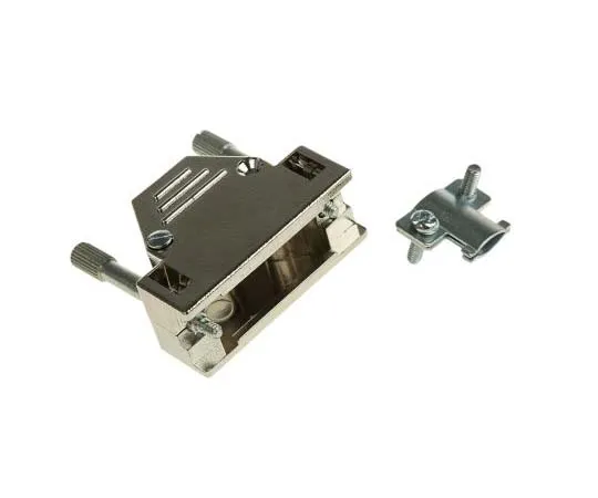 63-7755-82　MH Connectors MHED Series ABS D-sub Connector Backshell, 15 Way, Strain Relief　2801-0106-02