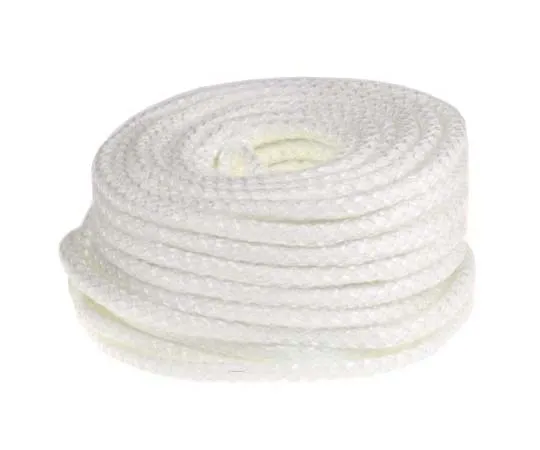 63-7798-37　Flame Retardant Glass Fibre Yarn Thermal Insulating Rope, 30m x 12mm　749-5124
