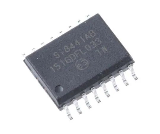 63-7802-97　Si8441AB-D-IS Silicon Labs, PCB SMT, 4-Channel Digital Isolator 1MBps, 2.5 kVrms, 16-Pin SOIC　Si8441AB-D-IS