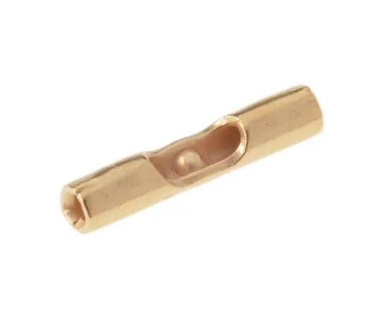 63-8031-03　TE Connectivity SOLISTRAND Strap Butt Wire Splice Connector, Gold over Nickel Plated 26 → 22 AWG　324369