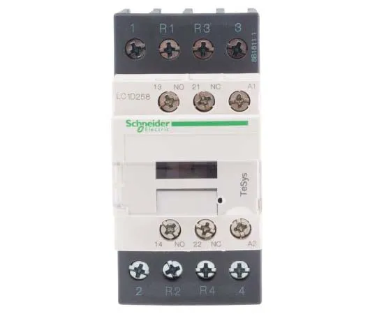 63-7791-54　Schneider Electric 4 Pole Contactor, 40 A, 110 V ac Coil, TeSys D, 2NO/2NC　LC1D258FE7