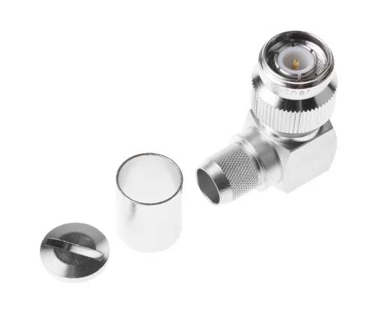 63-7780-10　Telegartner Right Angle 50Ω Cable Mount TNC Connector, Solder Termination　J01010A0065