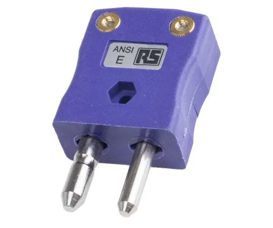 63-7954-70　RS PRO ANSI Standard In-Line Plug Connector for *** with Type E Thermocouple Type E, Standard　769-1280