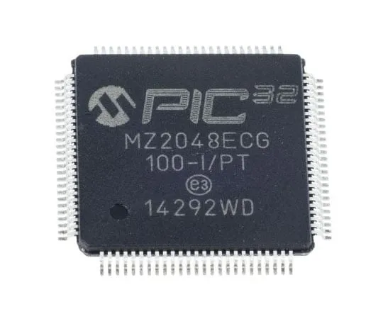63-7999-45　Microchip PIC32MZ2048ECG100-I/PT, 32bit PIC Microcontroller, 200MHz, 2.048 MB Flash, 100-Pin TQFP　PIC32MZ2048ECG100-I/PT