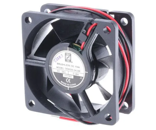 63-7980-46　RS PRO Axial Fan, 60 x 25 x 60mm, 13cfm, 1W, 24 V dc　787-4007