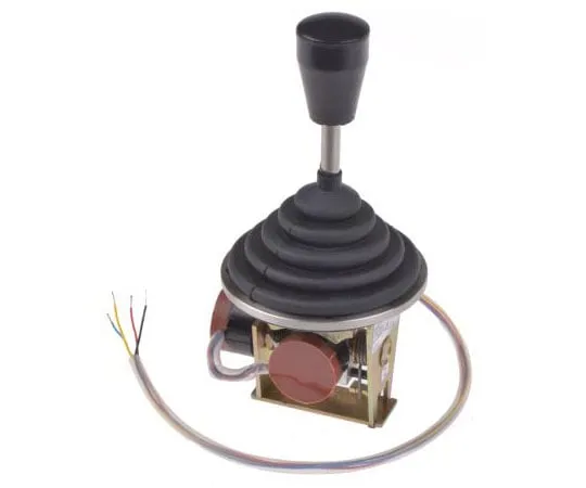 63-8039-22　Joystick Controller, 2 axes, 10 (Short Time Wiper Current) mA Teflon Wire (4Wire), -40 → +105°C　842-7172