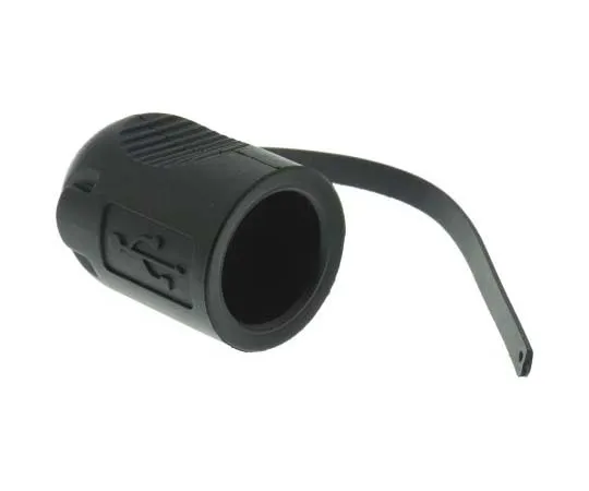 63-7783-77　USB-A Series Square Flange USB Dust Cover, Self Closing, IP67, Polymer Material　USBAPIP67CAP