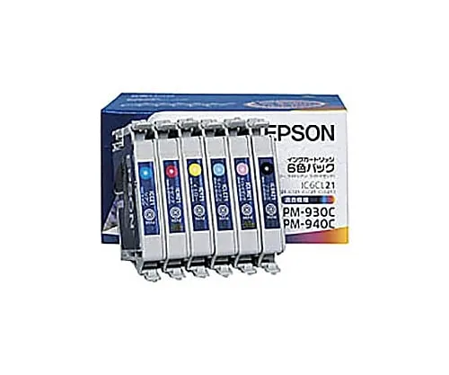 61-0511-76　［Discontinued］Epson Genuine Ink Cartridge Color (6 Colors Pack)　IC6CL21