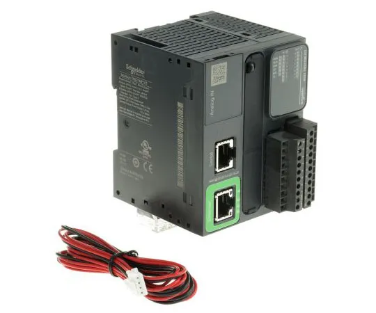 63-8008-19　Schneider Electric Modicon M221 PLC CPU Mini USB Interface, 10000 Steps Program Capacity　TM221ME16T