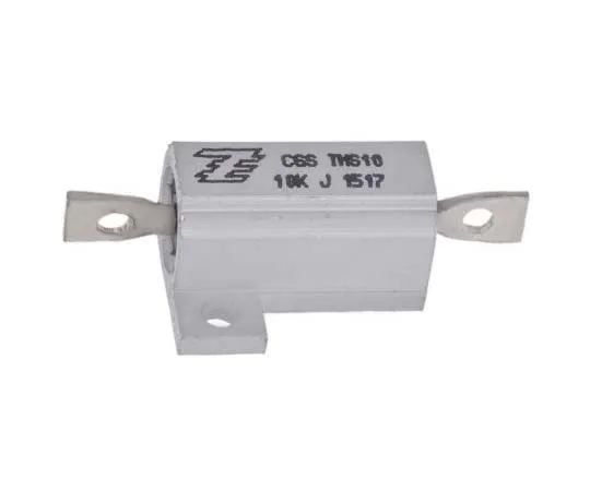63-7804-86　TE Connectivity THS10 Series Aluminium, Aluminium Ho***d Solder Lug Wire Wound Panel Mount Resistor, 10kΩ ±5% 10W　THS1010KJ