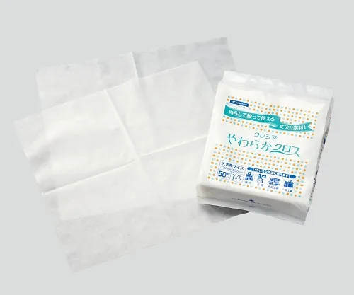 8-6676-01　Crecia Soft Cloth 320 x 335mm 50 Pieces x 18 Packs　65200