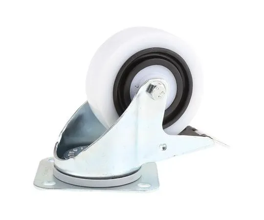 63-7979-55　Tente Swivel Swivel Castor, 160kg Load Capacity, 100mm Wheel Diameter　3477HUR100P62 White