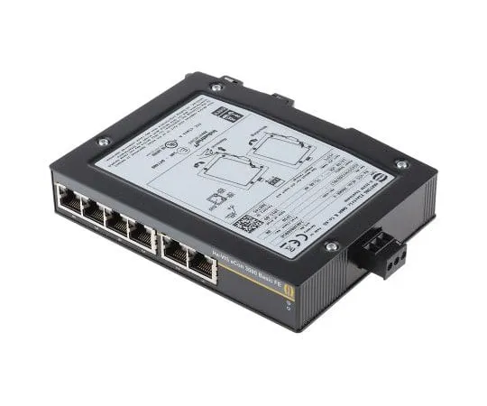 63-8017-77　Harting 6 RJ45 port DIN Rail Mount Ethernet Switch, 10 Mbit/s, 100 Mbit/s　24030060010