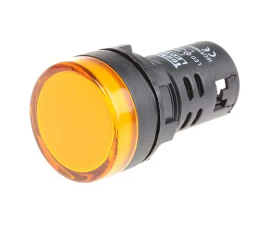 63-7817-50　RS PRO Yellow LED Pilot Light, 22mm Cutout, IP65, 24 V ac/dc　763-7915