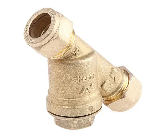 63-7966-87　Altecnic, 15 mm Compression Brass Y Strainer　CA-RS/595015