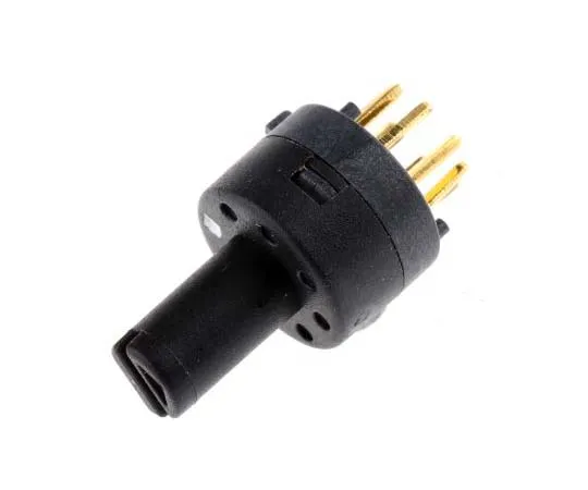 63-7775-76　RS PRO, 3 Position SP3T Rotary Switch, 500 mA, PCB　734-7369