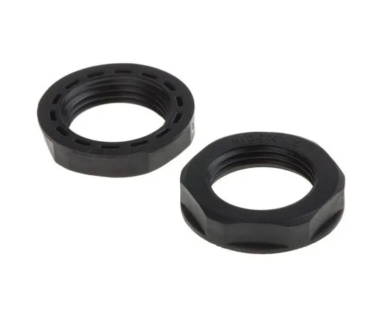 63-8029-30　RS PRO Black Nylon 66 Cable Gland Locknut, M20 Thread, IP68　822-9830
