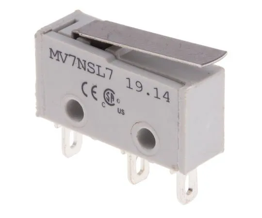 63-8004-02　SP Lever Subminiature Micro Switch, 2 A @ 250 V ac　804-6262