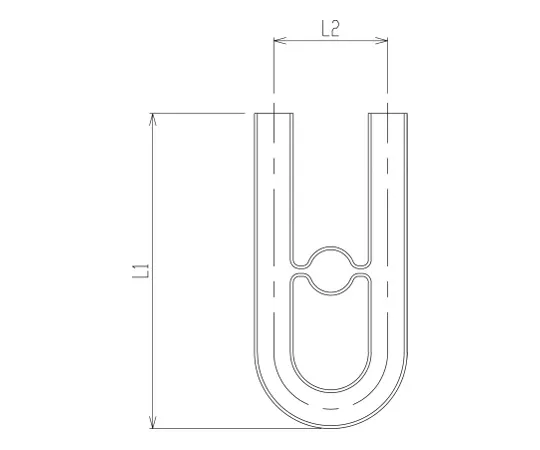 62-2118-09　［Discontinued］U-Shaped Tube for Aniline point test　4660-01