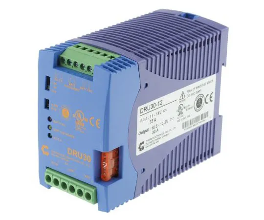 63-7983-89　Chinfa, DRU30 DIN Rail Panel Mount Power Supply, 12V dc Output Voltage, 30A output current　DRU30-12