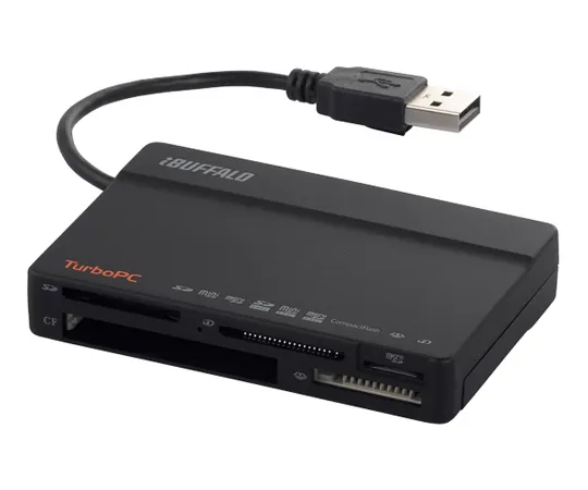 62-4121-30　［Discontinued］4 x Card Reader 52+5 Media Black　BSCR05TU2BK