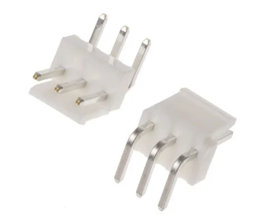 63-8025-91　JST VH B3PS, 3 Way, 1 Row, Right Angle PCB Header　B3PS-VH(LF)(SN)