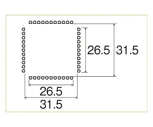 61-0484-58　［Discontinued］Replacement Nozzle HS-632, for Hot Air SMD Removing Machine　HS-632