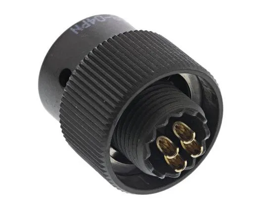 63-8019-30　Amphenol 62GB Series, 4 Way Cable Mount MIL Spec Circular Connector Plug, Pin Contacts,Shell Size 8, Bayonet Coupling,　62GB-56T08-04PN
