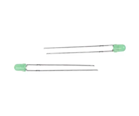 63-8045-53　2.5 V Green LED 3mm Through Hole, Kingbright L-7104PGD　L-7104PGD