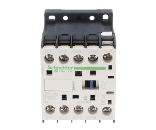 63-7792-42　Schneider Electric 3 Pole Contactor, 9 A, 24 V dc Coil, TeSys K, 3NO　LP1K0901BD3
