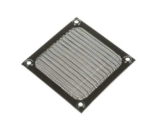 63-7777-69　Fan Filter, Fan Mounted 80 x 80mm, for 80mm Fan Aluminium, Stainless Steel　737-4106