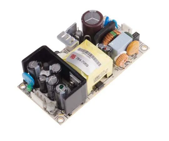 63-7819-36　Mean Well 55W 1 Output Embedded Switch Mode Power Supply SMPS, 11A, 5V dc Open Frame　EPS-65-5
