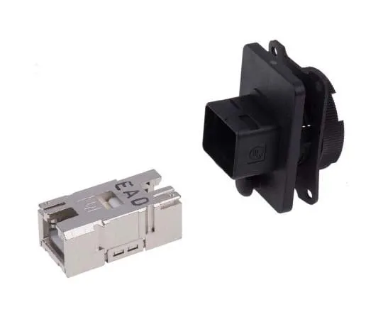 63-7786-73　Weidmuller Cat6a RJ45 Coupler, STP　1963490000