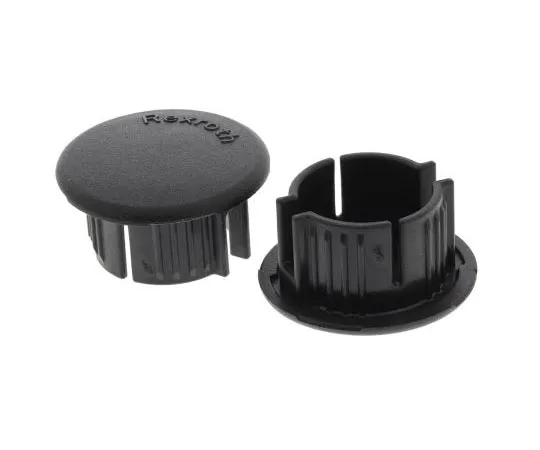 63-8025-47　Bosch Rexroth Black Nylon Round End Cap　3842548129