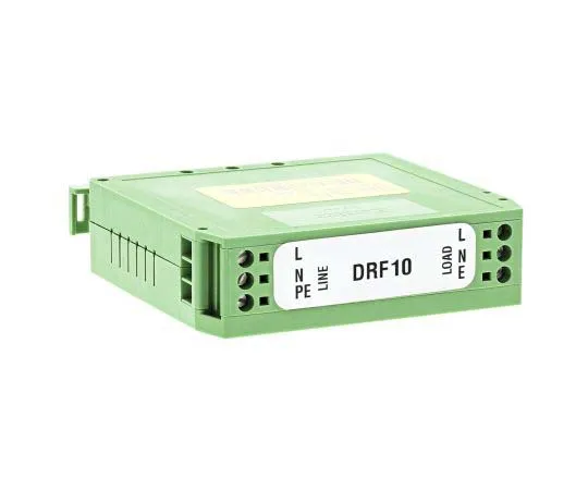 63-7812-90　Deltron DRF Series 10A 250 V ac 440Hz DIN Rail EMI Filter, with Screw Terminals, Single Phase　DRF10