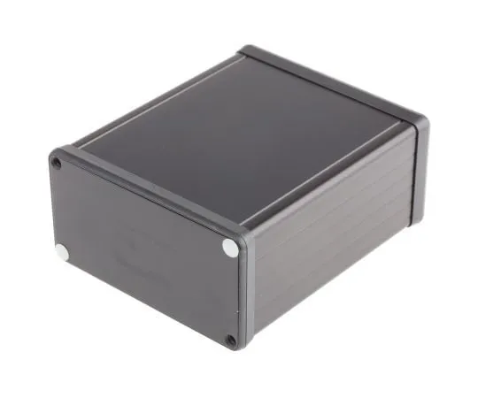 63-7961-63　Hammond 1455, Aluminium Enclosure, 120 x 103 x 53mm　1455N1201BK