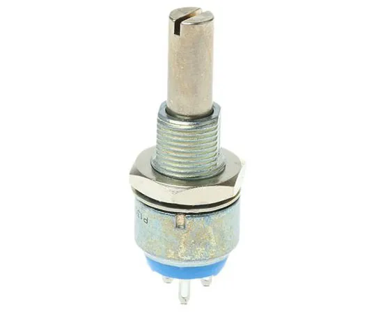 63-7986-54　Vishay 1 Gang Rotary Cermet Potentiometer with a 6 mm Dia. Shaft, 100kΩ, ±20%, 0.75W, Logarithmic P13LFL104MLB10　P13LFL104MLB10