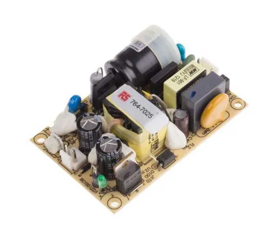 63-7819-27　Mean Well 35W 1 Output Embedded Switch Mode Power Supply SMPS, 1.3A, 27V dc Open Frame　EPS-35-27