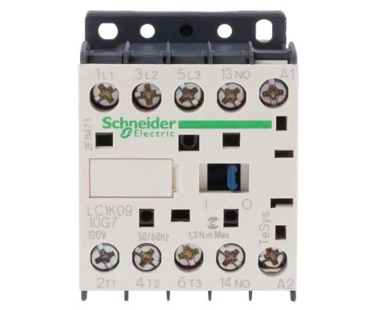 63-7792-08　Schneider Electric 3 Pole Contactor, 9 A, 110 V ac Coil, TeSys K, 3NO　LC1K0910G7