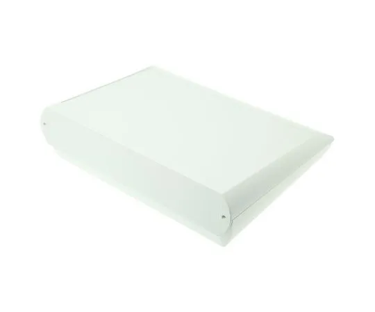 63-8025-08　OKW Comtec, Sloped Front, ABS, 290 x 200 x 76mm Desktop Enclosure, White　A0629107