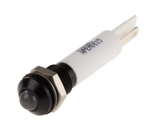 63-8040-45　RS PRO White Indicator, 110 V ac, 8mm Mounting Hole Size, Solder Lug Termination, IP67　846-2734