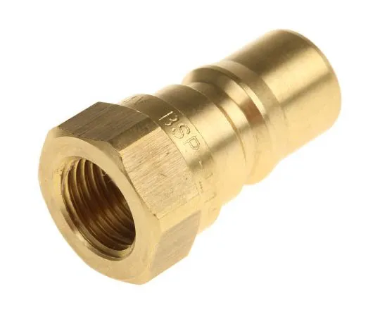 63-7953-84　RS PRO Brass Male Hydraulic Quick Connect Coupling 1/4 in　768-5819