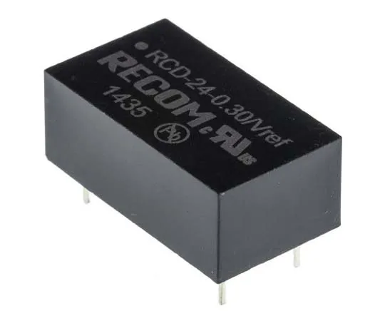 63-7779-58　Recom RCD-24-0.30/Vref LED Driver IC, 4.5 → 36 V dc 0 → 300mA 6-Pin PCB　RCD-24-0.30/Vref