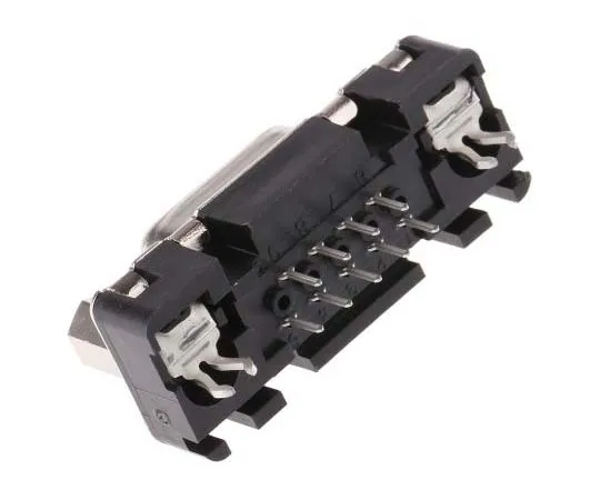 63-7785-54　Harting D-Sub Standard Series, 9 Way Through Hole PCB D-sub Connector Socket, 2.74mm Pitch, with 4-40 UNC Threaded　9661556513