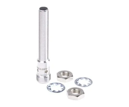 63-7963-27　BALLUFF Inductive Sensor 1.5 mm Detection, M8 x 1, PNP-NO, 65mm Length, 12 → 30 V dc supply voltage　BES M08MH1-PSC15B-S04G